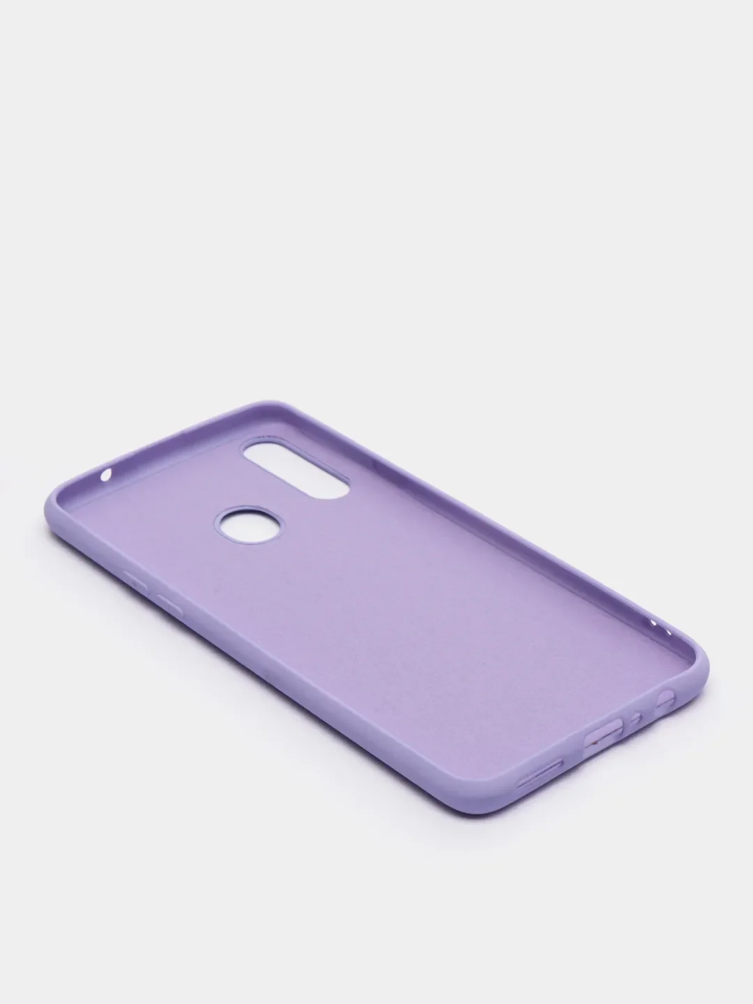 Лавандовый защитный силиконовый чехол Silikone Cover для Samsung A21