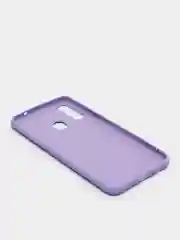 Лавандовый защитный силиконовый чехол Silikone Cover для Samsung A21
