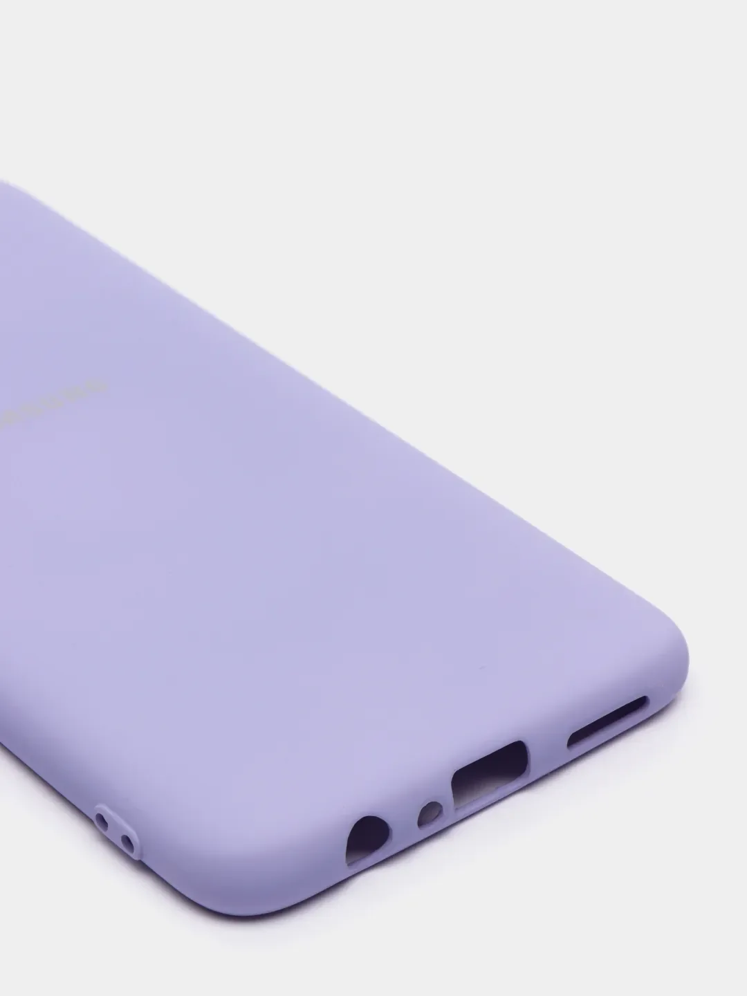 Лавандовый защитный силиконовый чехол Silikone Cover для Samsung A21