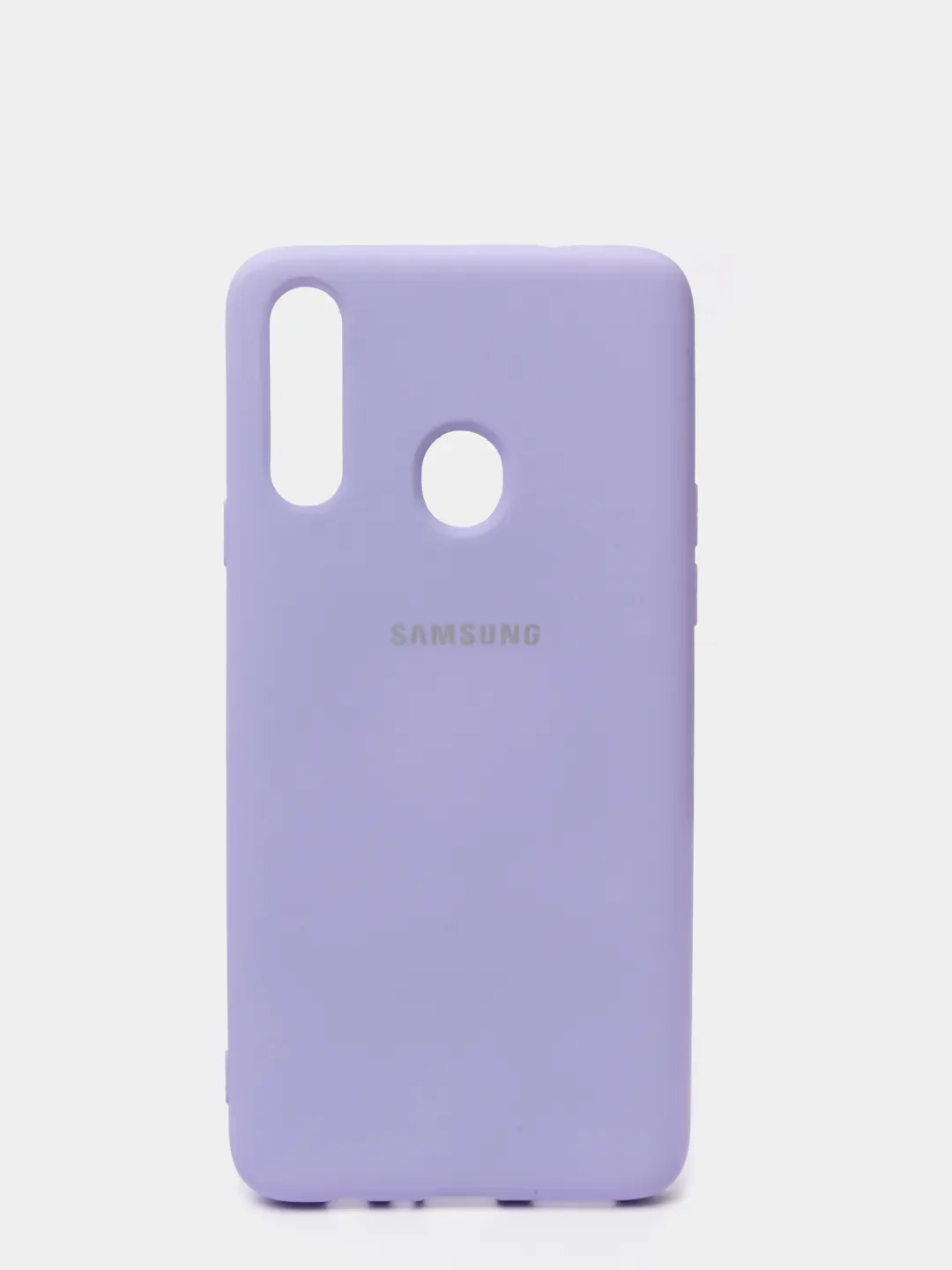 Лавандовый защитный силиконовый чехол Silikone Cover для Samsung A21