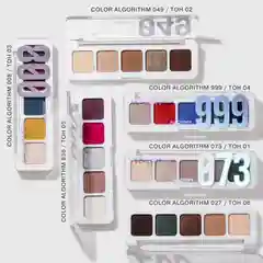 Палетка теней Influence Beauty COLOR ALGORITHM, 5 оттенков, тон 06, 5 г