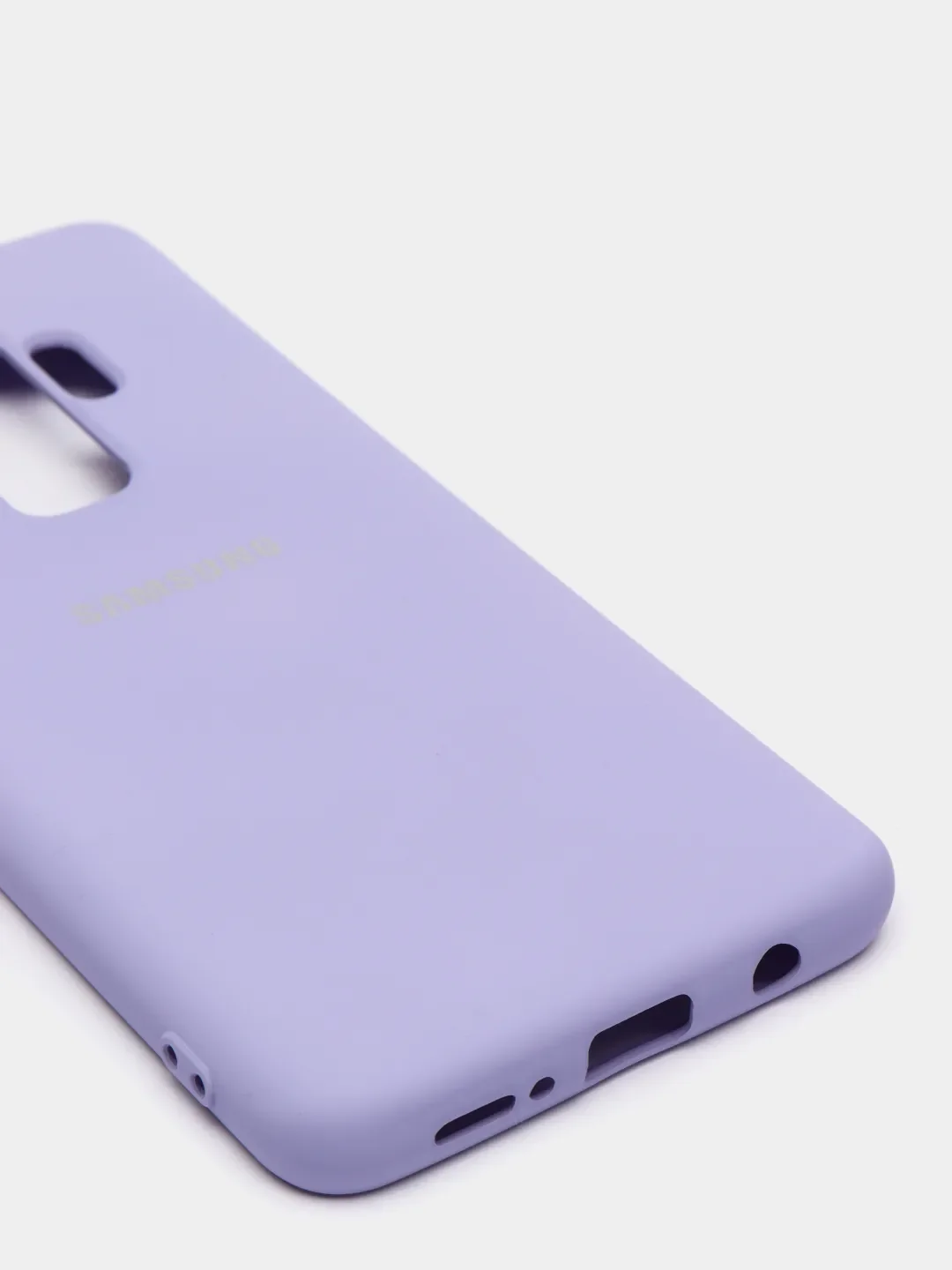 Лавандовый защитный силиконовый чехол Silikone Cover для Samsung S9