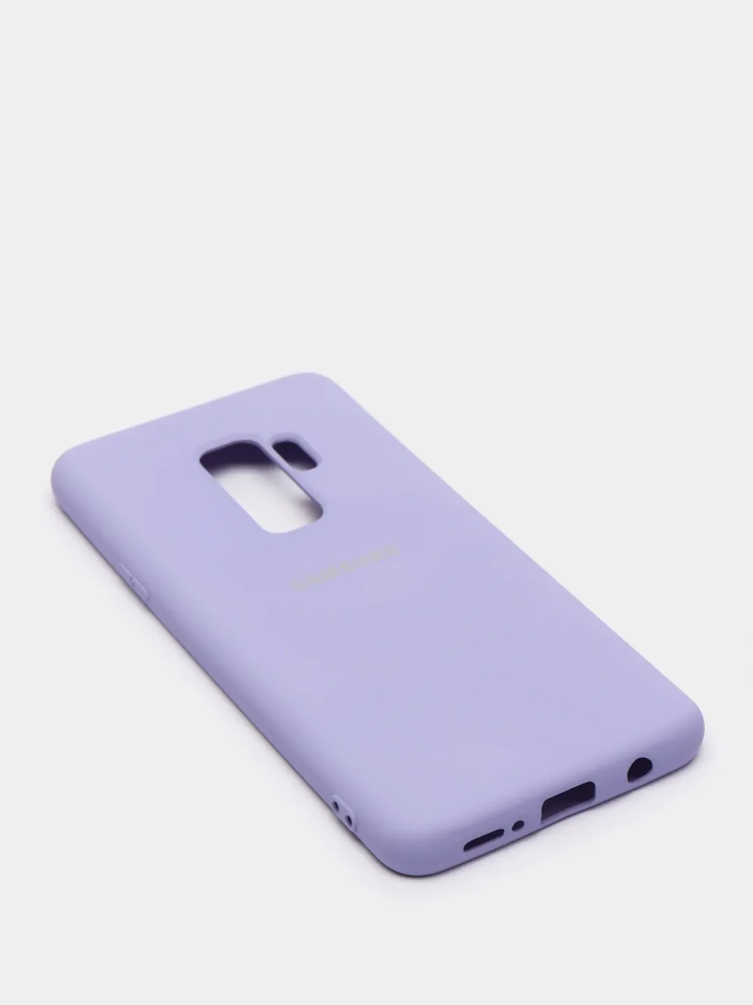 Лавандовый защитный силиконовый чехол Silikone Cover для Samsung S9