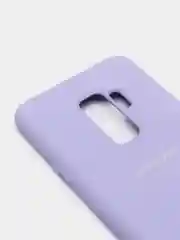 Лавандовый защитный силиконовый чехол Silikone Cover для Samsung S9