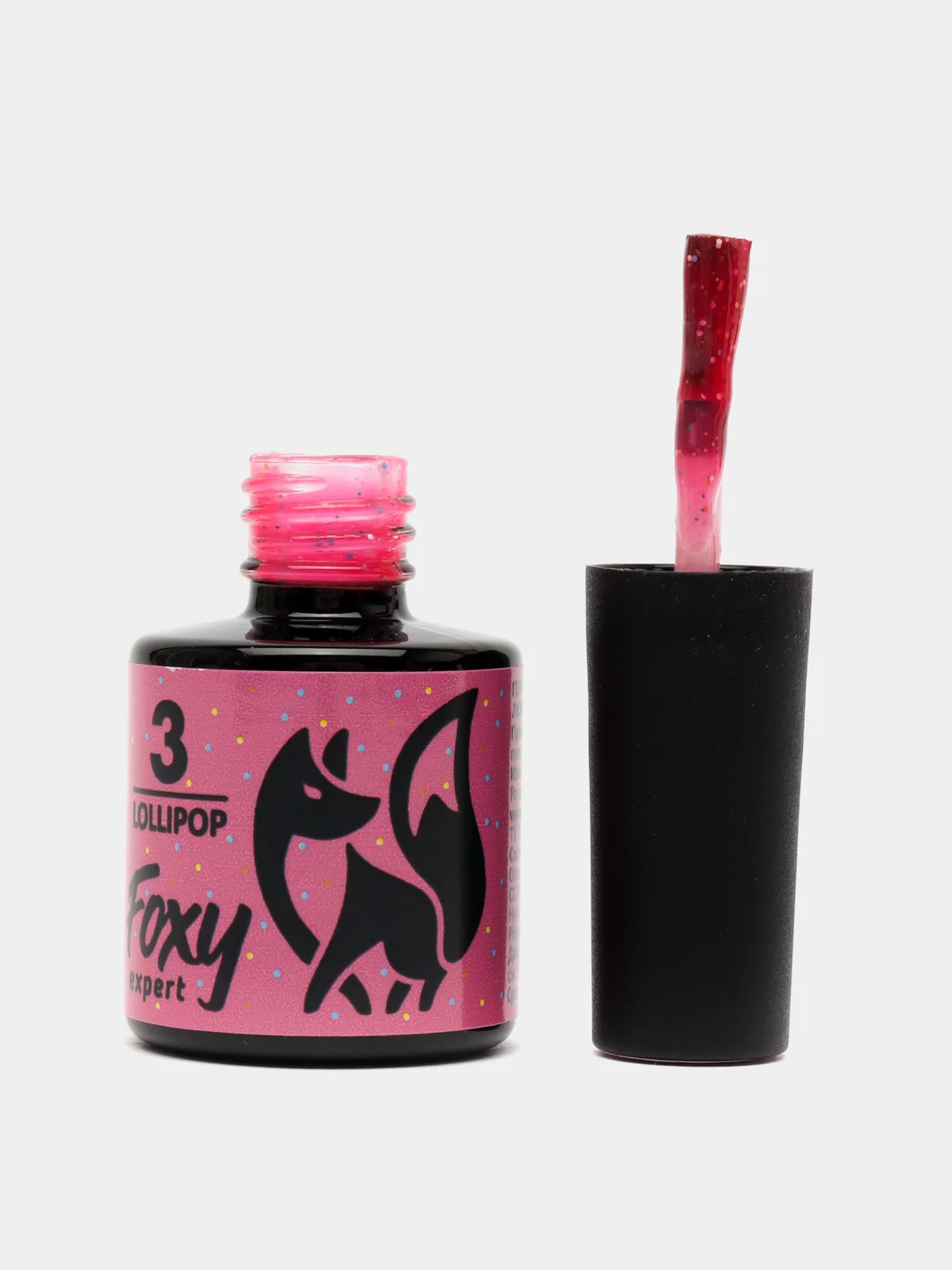 Коралловый гель лак Foxy Expert LOLLIPOP светящийся в темноте 8ml