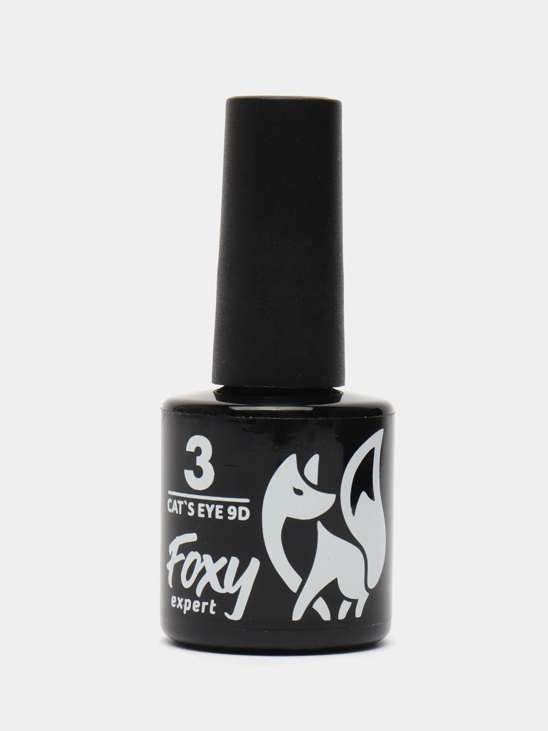 Синий гель лак  Foxy Expert кошачий глаз 9D (CATS EYE 9D) , 8 ml