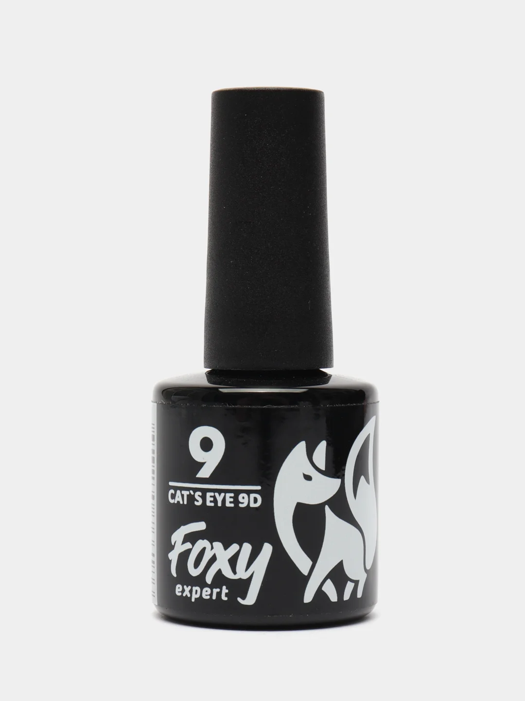 Фиолетовый гель лак  Foxy Expert кошачий глаз 9D (CATS EYE 9D) , 8 ml