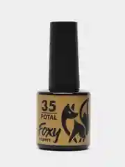 Светло-коричневый гель-лак Foxy Expert Gel polish POTAL с поталью, 8 ml