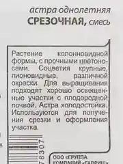 Бежевый астра, семена