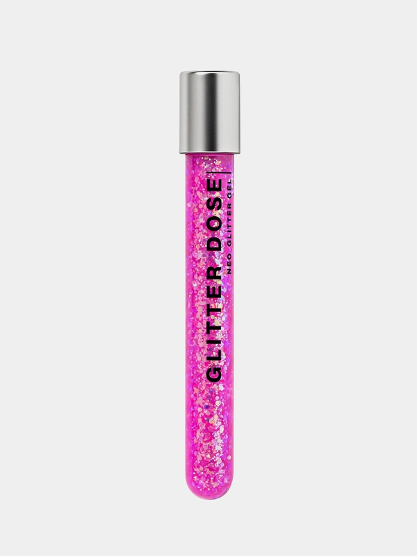 Глиттер для лица Influence Beauty Glitter Dose на гелевой основе, тон 04, розовый, 7 мл