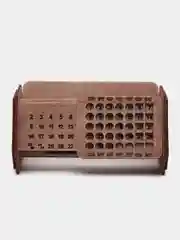 Вечный настольный календарь деревянный "Палисандр" WoodenKing