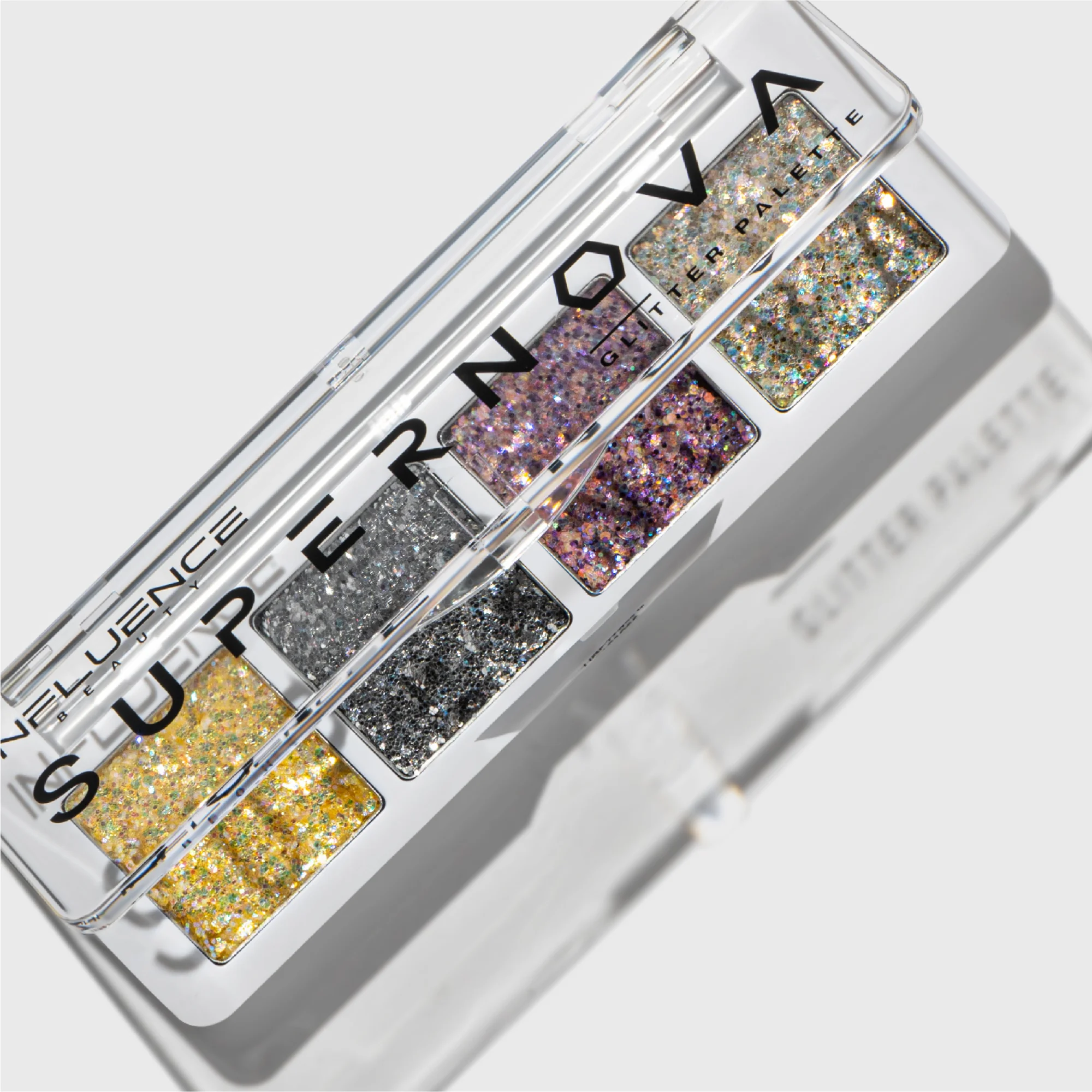 Палетка глиттеров Influence Beauty SUPERNOVA, 4 оттенка, 1,6 г