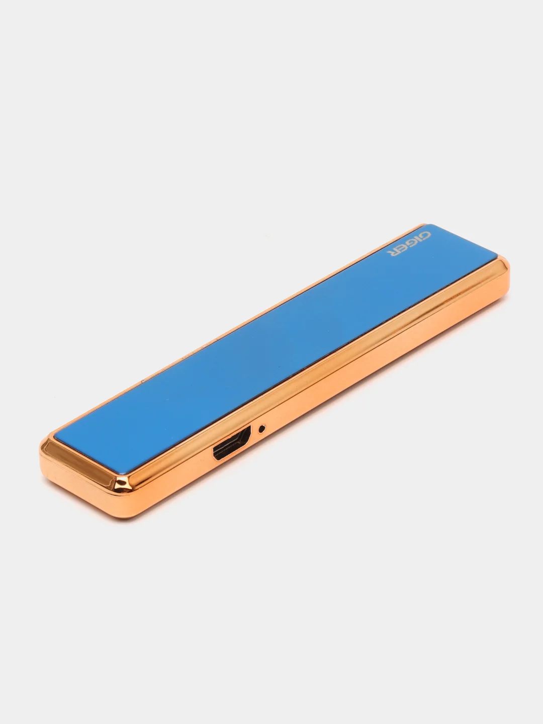 Голубой зажигалка электронная, USB, импульсная