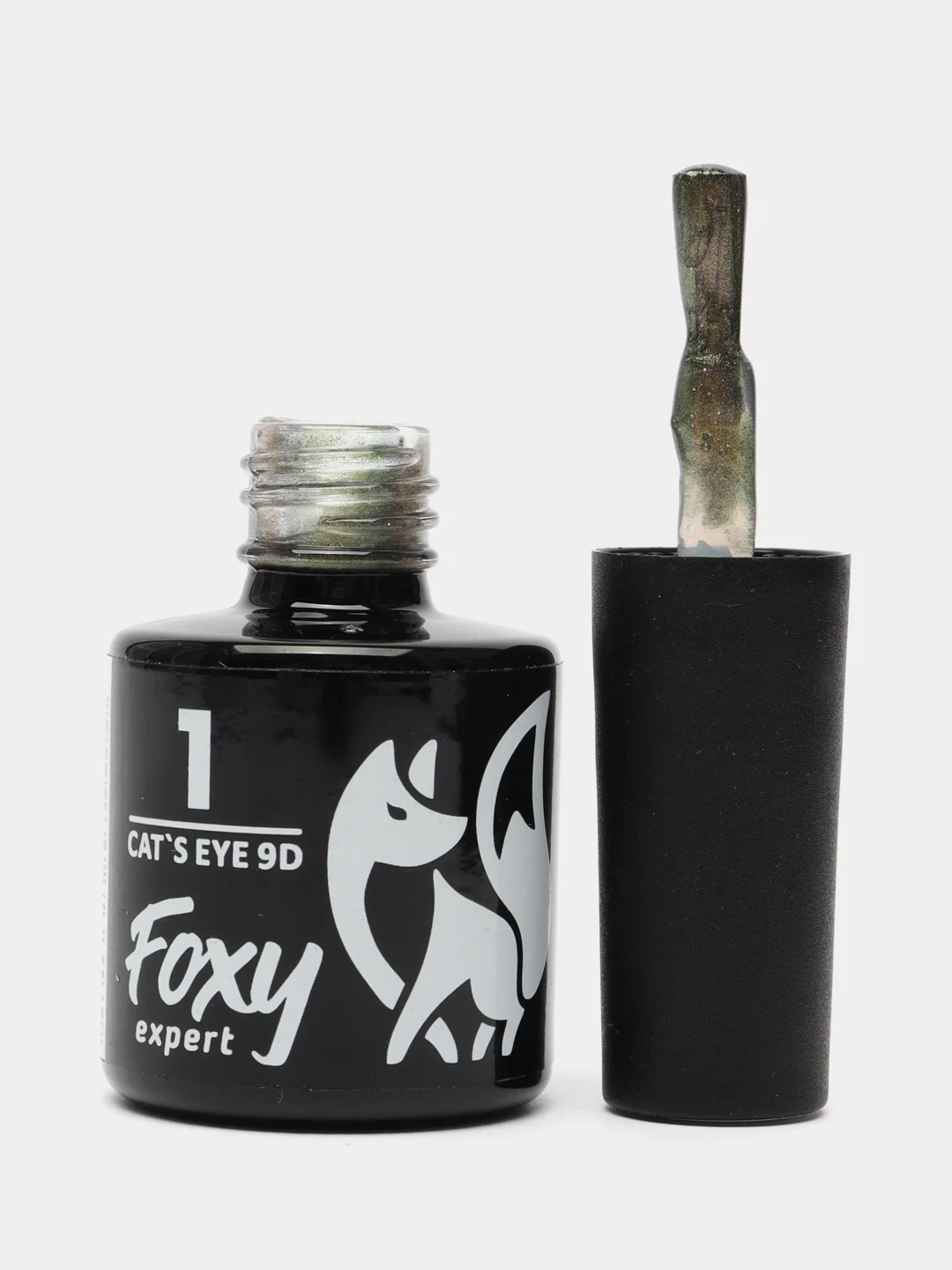 Аметистовый гель лак  Foxy Expert кошачий глаз 9D (CATS EYE 9D) , 8 ml
