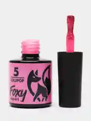 Розовый гель лак Foxy Expert LOLLIPOP светящийся в темноте 8ml