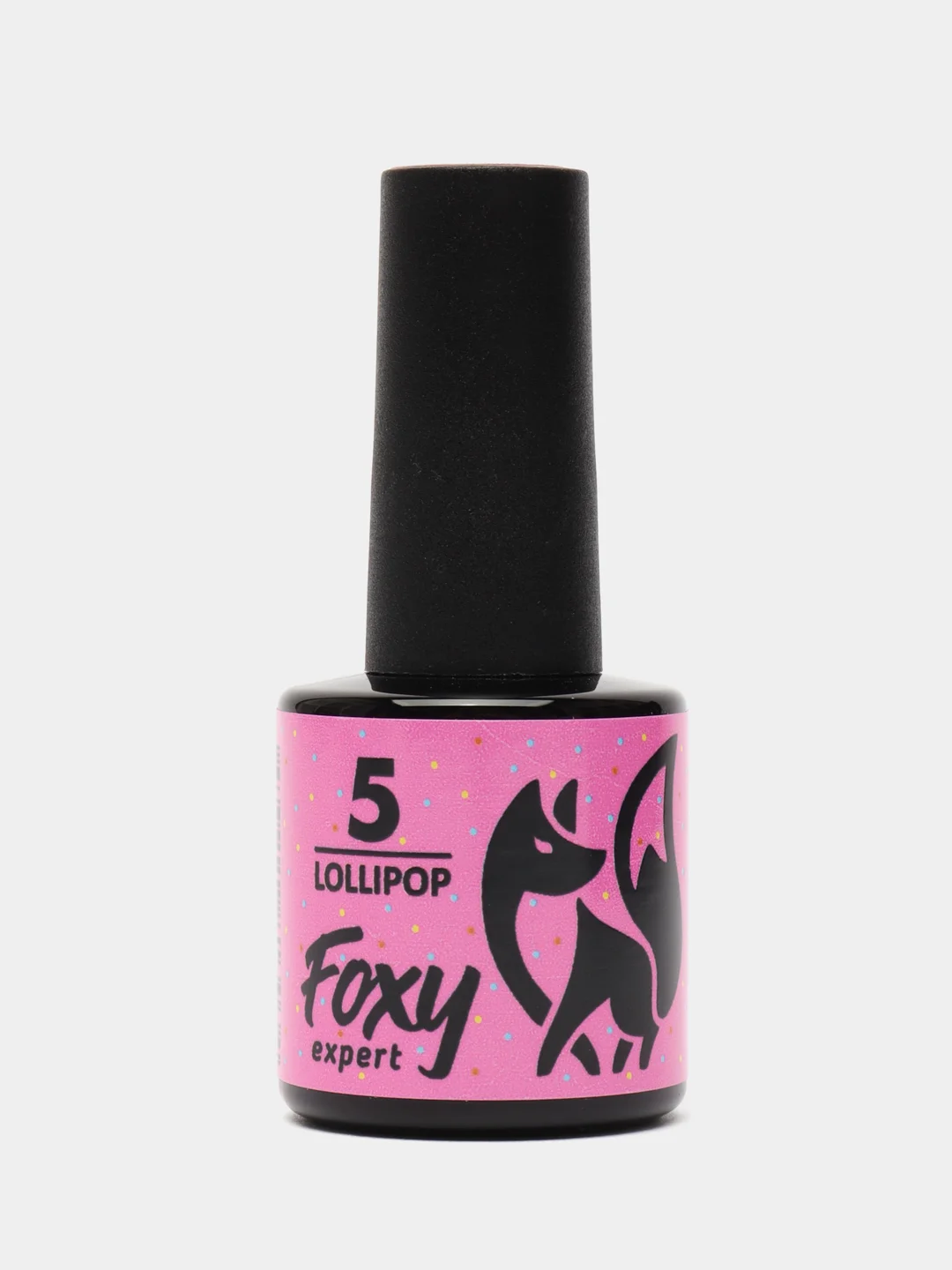 Розовый гель лак Foxy Expert LOLLIPOP светящийся в темноте 8ml