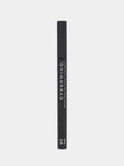 Подводка для глаз Influence Beauty CYBERWING, ультратонкая кисть, тон 01, черный, 0,5 мл
