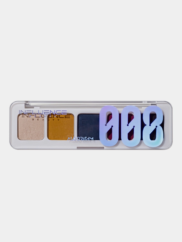 Палетка теней Influence Beauty COLOR ALGORITHM, 5 оттенков, тон 0, 5 г
