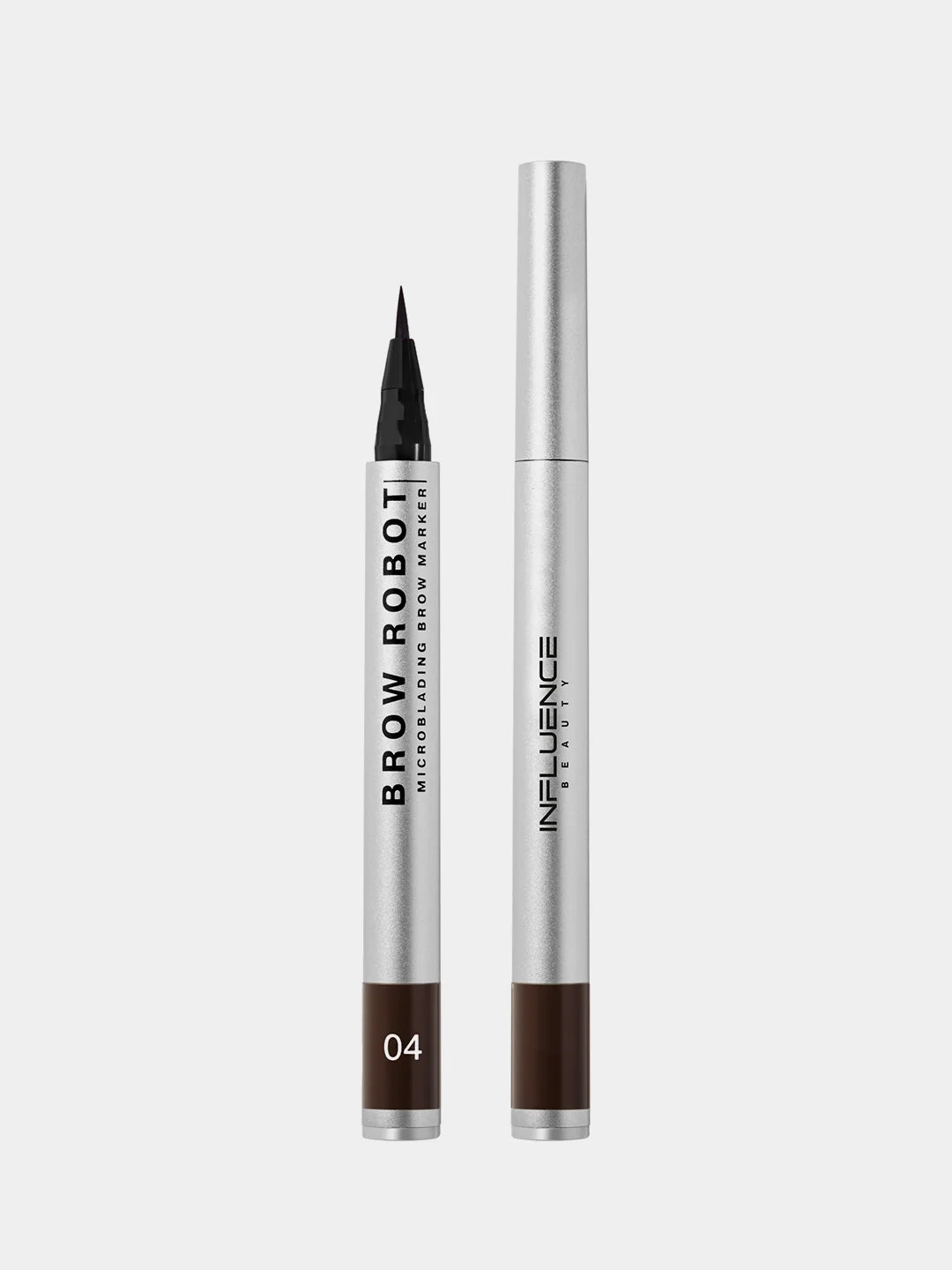 Маркер для бровей Influence Beauty BROW ROBOT, тон 04, темно-коричневый, 0,7 мл