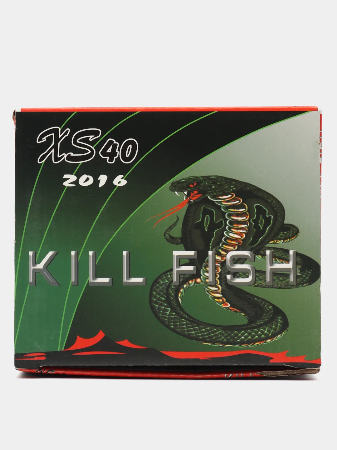 Зеленый катушка рыболовная KILL FISH XS240 "Кобра" 5 подшипников, графит, фидерная, спиннинговая