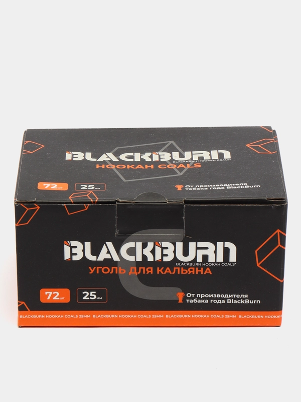 Уголь для кальяна BLACKBURN 25мм 72шт