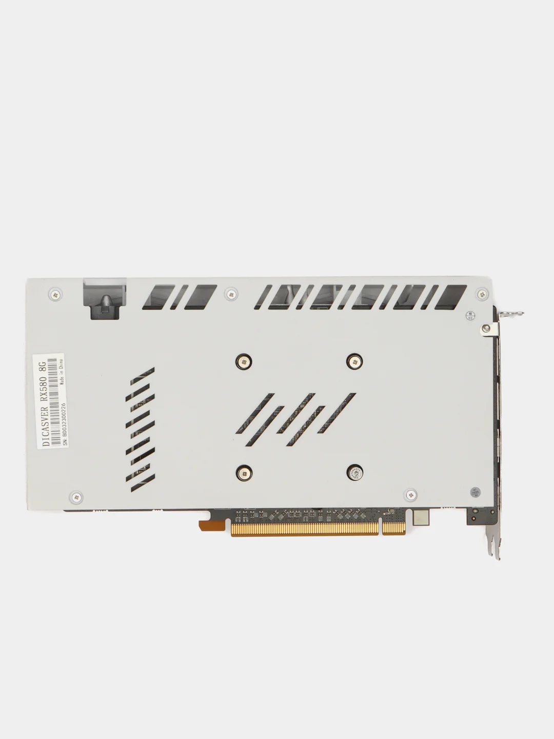 Белый dicasver Видеокарта Radeon RX 580 8 ГБ (RX580 8GB)