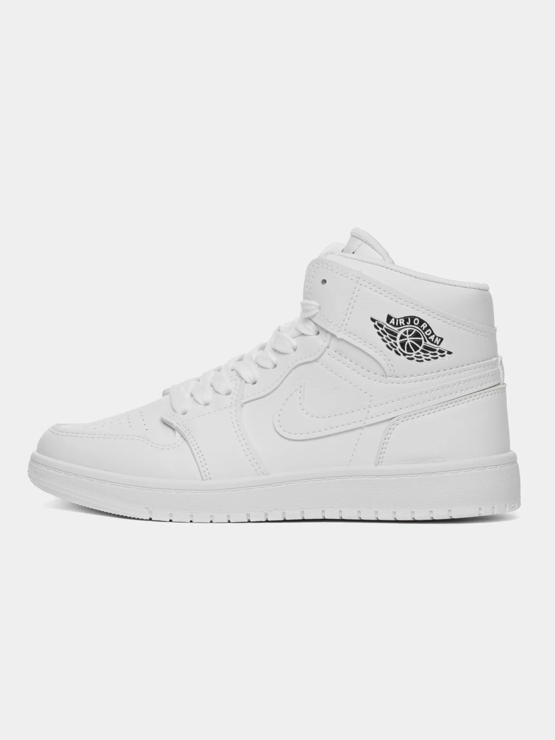Белый кроссовки женские высокие Nike, Air Jordan