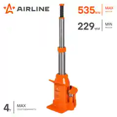 Домкрат бутылочный в сумке 4 т телескопический AJ-TB-04