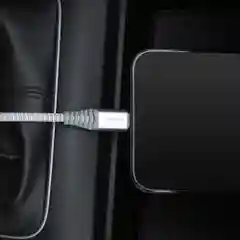 Кабель Type C micro USB 1м, серый нейлоновый ACH-C-41