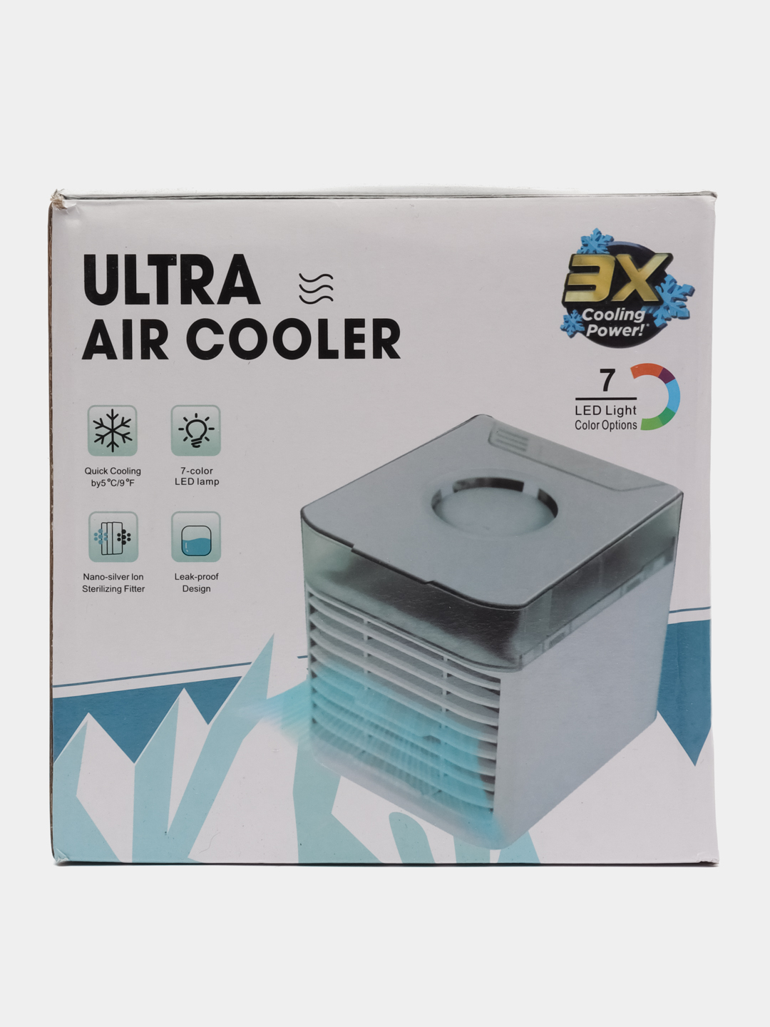 Портативный мини-кондиционер Ultra Air Cooler 3x, USB купить по цене 759.05  ₽ в интернет-магазине Магнит Маркет