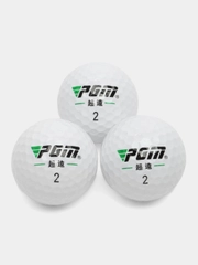 Мячи для гольфа "Power Distance" PGM, двухкомпонентные, d=4.3 см, набор 3 шт