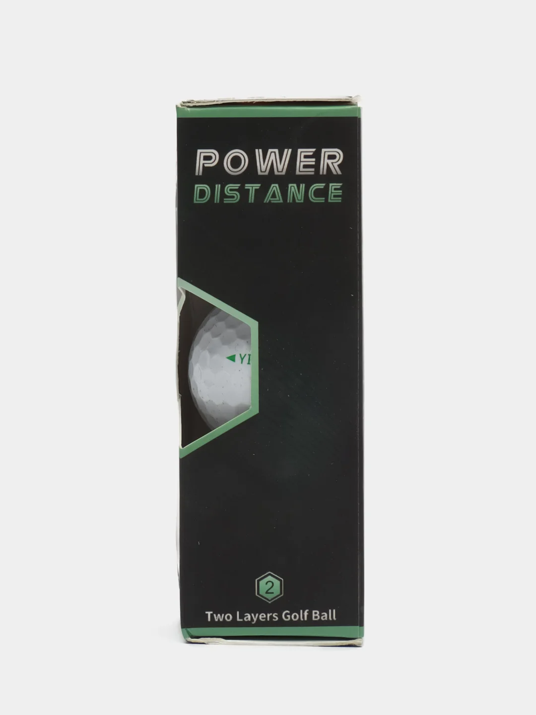 Мячи для гольфа "Power Distance" PGM, двухкомпонентные, d=4.3 см, набор 3 шт