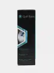 Мячи для гольфа "Soft Feel" PGM, двухкомпонентные, d=4.3 см, набор 3 шт, белые