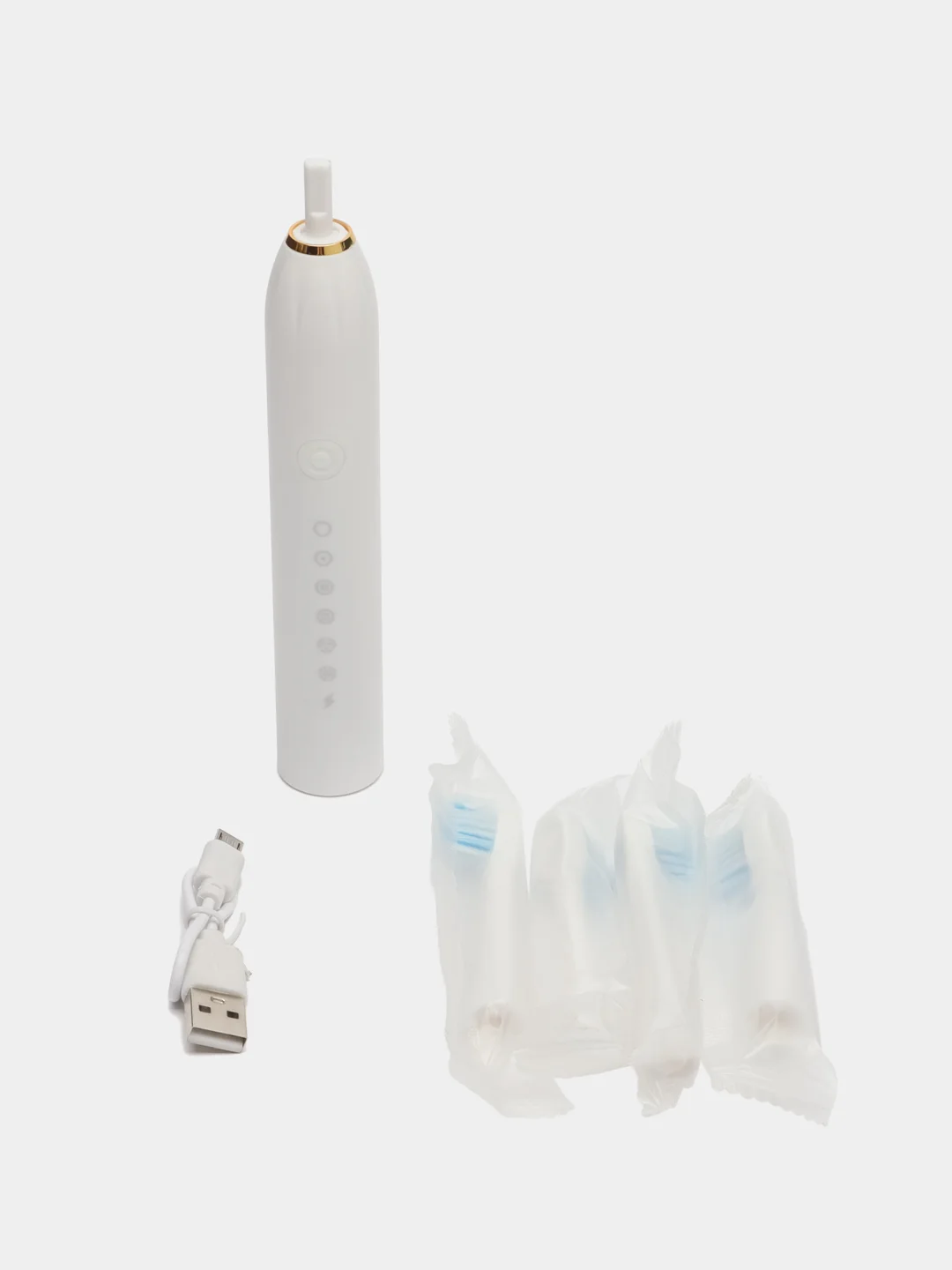 Белый электрическая зубная щетка Sonic Toothbrush X-3, звуковая, 6 режимов