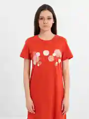 Рыжий платье Lilians домашнее, женское