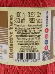 Коралловый пряжа Alize Diva 100% Микрофибра 100г 350м