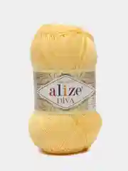 Лимонный пряжа Alize Diva 100% Микрофибра 100г 350м