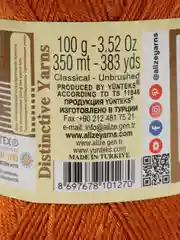 Медный пряжа Alize Diva 100% Микрофибра 100г 350м