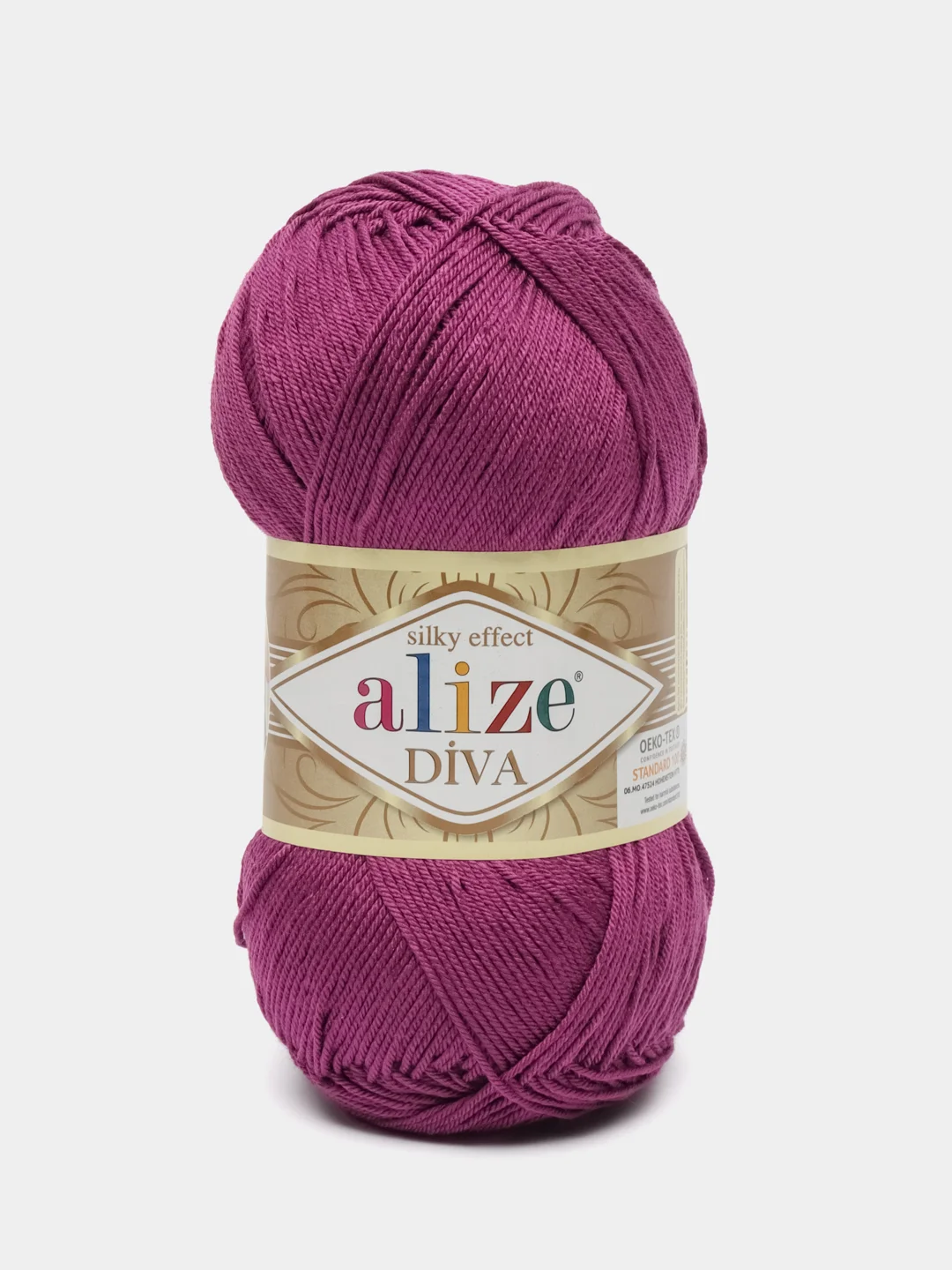 Пурпурный пряжа Alize Diva 100% Микрофибра 100г 350м