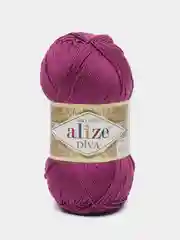 Пурпурный пряжа Alize Diva 100% Микрофибра 100г 350м