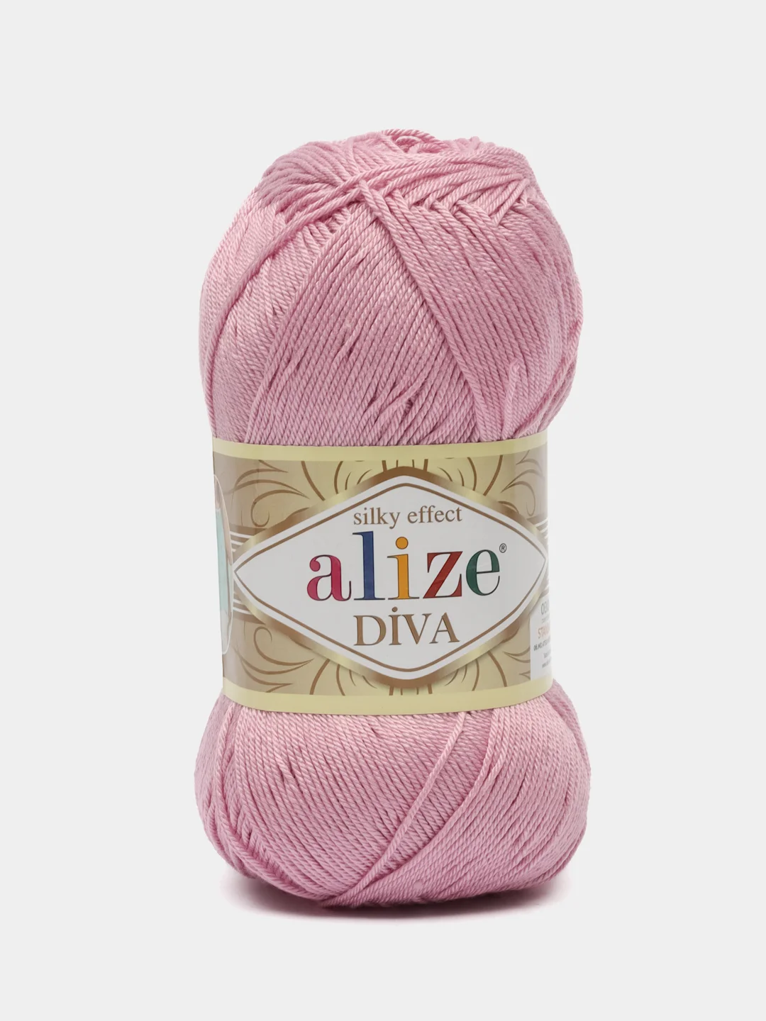 Розовый пряжа Alize Diva 100% Микрофибра 100г 350м