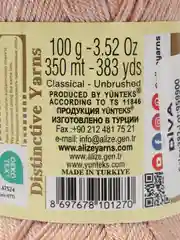 Розовый пряжа Alize Diva 100% Микрофибра 100г 350м