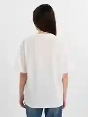 TrendD / Футболка белая Unisex прямая c коротким рукавом