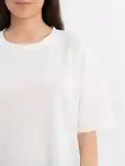 TrendD / Футболка белая Unisex прямая c коротким рукавом