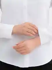 Прозрачный рубашка женская классичекая, рубашка белая приталенная