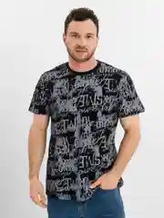Хаки футболка мужская с принтом, хлопок