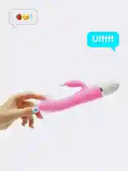 Розовый вибратор женский "Кролик"