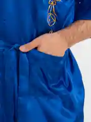 Синий мужской халат