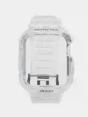 Прозрачный прозрачный ремешок для Apple Watch 38 / 40 / 41 / 42 / 44 mm чехол-бампер