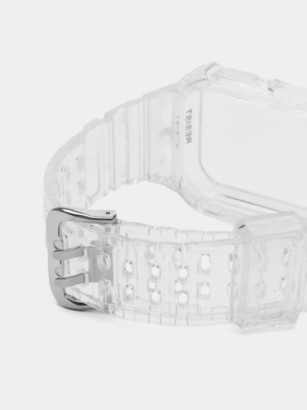 Прозрачный прозрачный ремешок для Apple Watch 38 / 40 / 41 / 42 / 44 mm чехол-бампер